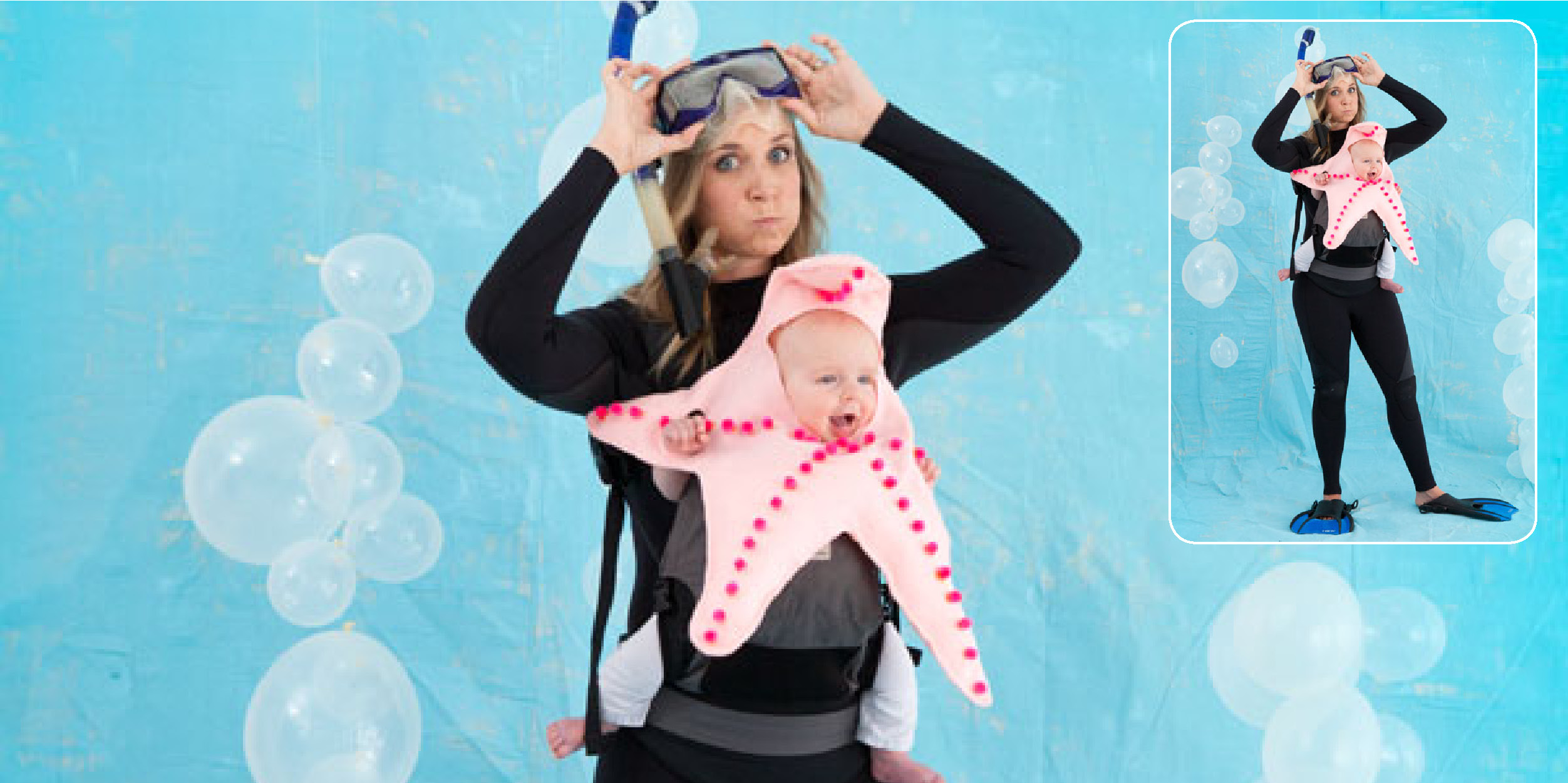 Idées faciles de costumes d'Halloween sur le thème de l'eau, image size:2504x1250